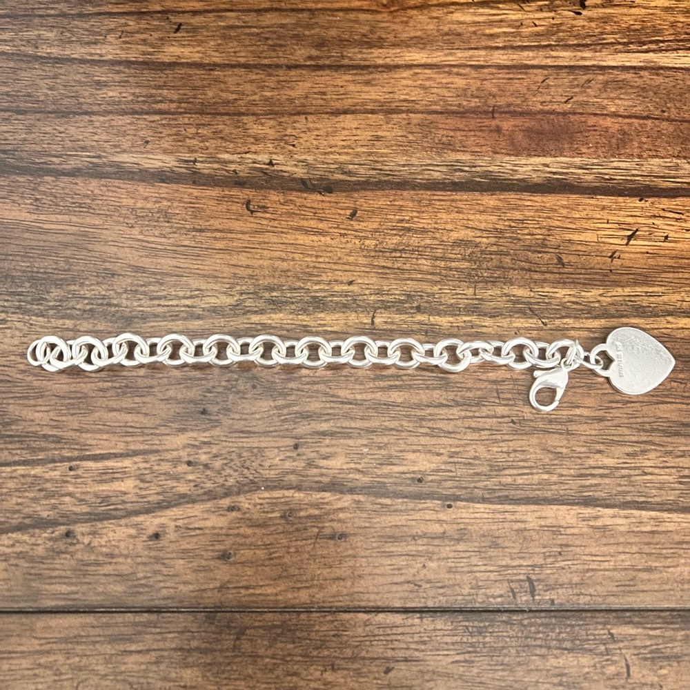 Tiffany & Co. 925 Heart Tag Bracelet